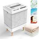 35L Towel Warmer Gift Set  Family-Sized Foldable Design with Window, Dual Safety Shut-Off for Overheat & Tip-Over, 12 Aroma Discs  A Spa-Like Luxury for Home & Loved Ones