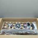 Roomratv Ceiling Fans with Lights and Remote Dark Wood Grainv 52 Inch Quiet DC Motor 3 CCT Memory Modern Large Airflow Noiseless Reversible 6 Speeds 3 Timers Indoor for Farmhouse