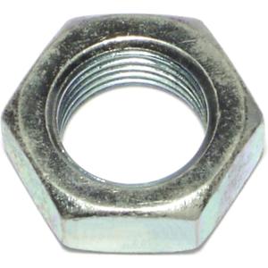 9/16 in (14–15 mm) (100 Pack) Grade 2 Hex Nuts, Coarse Thread, Zinc, Industrial/Commeical Grade ASME B18.2.2 by Makers Bolt