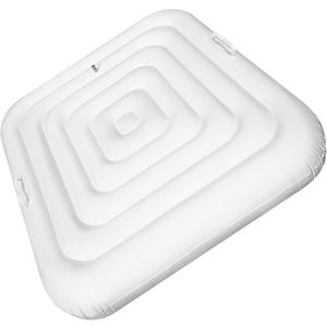 Inflatable Hot Tub Cover Energy Saving Lid Compatible with SaluSpa Coleman Spa for Outdoor Hot Tub Windproof Rain-Proof Cover Protector for Hot Tubs Durable Energy-Saving (Square-4.2ft-Handle)