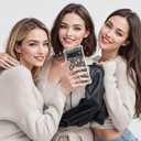 Christmas Phone Case for Google Pixel 8A - Clear Transparent Soft TPU Protective Cover with Xmas Gingerbread Man Pattern, Shockproof Cute Case for Boys Girls (6.1 Inch)