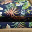 Arden Outdoor Deep Seat Cushion Set, 24x24, Blue Tropical