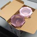 Ello Duraglass Refresh 4-Pack 2 Cup Reusable Glass Container Jar with Leak Proof Lids and Protective Silicone Sleeves | Perfect for Overnight Oats, Yogurt | BPA-Free | Dishwasher Safe | Garden Goals