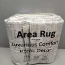 Dotiiorug Washable 4×6 Area Rug for Living Room, Vintage Floral Rug Soft Non Slip Stain Resistant Boho Carpet for Indoor Bedroom Dinning Room Home Office Beige