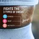 Secret Clinical Strength 100HR Sweat & Odor, Completely Clean Invisbile Solid Antiperspirant Deodorant for Women, 3X Stress Protection with Hyaluronic Acid, PH Balanced, Completely Clean Scent, 2.6 oz