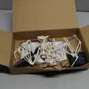 2PCS of Set Solar Garden Lights Outdoor for Halloween Decorations,3D RED Scary Bat Realistic Skeleton Decor for Halloween Party Decor,Solar Bats Path Lights for Lawn/Porch/Creepy Grave Dcor