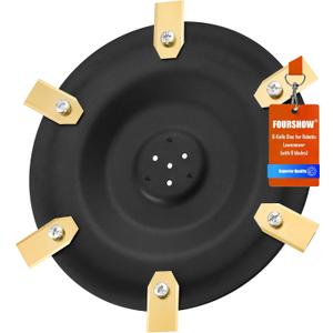 Cut More Efficiently Blade Disc + 6 Pcs Replacement Blades Compatible with ANTHBOT Pion 900 1000 / Genie 600 1000 3000, Redkey MGC500 MGC1000, Robotic Lawn Mower