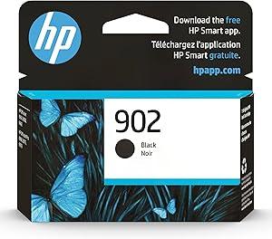 HP 902 Black Ink Cartridge for HP Printers | Works with Printer Series: OfficeJet 6950, 6960; OfficeJet Pro 6960, 6970 | Eligible for Instant Ink | T6L98AN