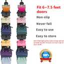 INOGIH Bag-Organizer Rack-Purse Handbag-Hanger Holder-Storage Over The Door Closet(Rack for Handbags/2 pcs Hold 20 Bags)