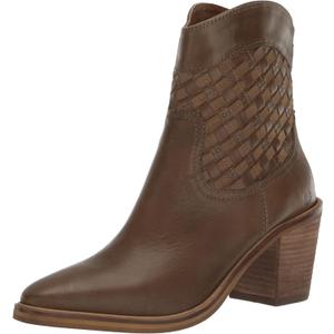 Lucky Brand Women's Aryleis Western Bootie Ankle Boot (11, Taupe)