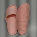 Arch Support Slides Comfortable Beach Pool Slippers, Lightweight Indoor Outdoor Slide Shower Bathroom Sandals Quick Drying 8-8.5