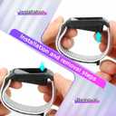 Nylon Watch Bands Compatible for Xiaomi Smart Band 9 Active/Redmi Band 3, 2 Pcs Adjustable Breathable Sport Loop Wristband Replacement Straps for Women Men
