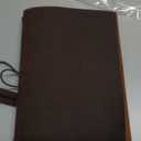 Refillable Leather Travelers Notebook -A5 Travel Journal with Lined Insert, 8.5 x 5.5 Inches, Dark Brown