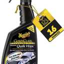 Meguiar's G7716 Gold Class Carnauba Quik Wax, Special Blend for Richness and Shine, Clear Coat Safe Meguiar's Quik Wax, Spray that Leaves Lasting Results without Residue, 16 Oz Containe