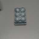 WIBIMEN Large Ice Cube Molds, Big Round Whiskey Ice Cube Trays for Freezer, Easy to Fill & Release, Whiskey Bourbon Cocktail(1.9In*6 Balls- Blue/2 Pack)