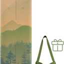 Cork Yoga Mat with Natural Rubber Base, Extra Size, Thickness and Support, Excellent Cushion & Grip, Non-Slip, Non-Toxic, Sweat-Resistant, Sustainable, Eco-friendly Exercise Mat