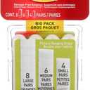 3M Command Picture Hanging Strips Big Pack, Removable, (4) Small, (6) Medium, (8) Large, White, 18 Pairs/Pack