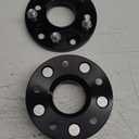 dynofit 5x114.3 Wheel Spacers for Nissan 300ZX 350Z 370Z Altima Sentra Pathfinder, 15mm 5X4.5 Hubcentric Forged Wheels Spacer for Infiniti G35 G37, 66.1mm Hub Bore M12x1.25 Studs, 2 Pcs 15mm Spacers (15mm thickness 2 PC, Black)