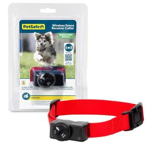 PetSafe Wireless Pet Containment System Receiver Collar - Battery-Operated & Waterproof - Adjustable Receiver Collar with 5 Correction Levels - for Dogs 5lb+