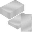 Therwen 80 Pcs 5 x 7 Inch Flashing Aluminum Sheet Roof Flashing Metal Roof for Shed Weatherproofing Areas Around Chimneys or Skylights (Silver)