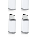 ZOOAUX PRO 4 Pack Lightning to USB C Adapter + 2 Pack Lightning Female to USB C Male Adapter