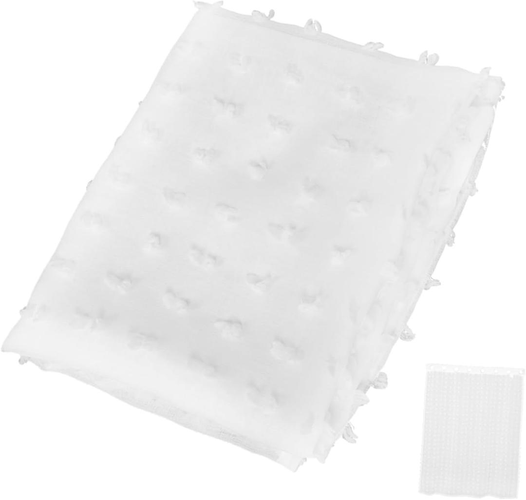 STOBAZA Soft Gauze Tulle Curtains for Kitchen Light Filtering Window Sheers for Living Room