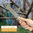 Hand Saw for Wood Cutting with Double Edges, Flush Cut Saw Sharp and Light Woodworking Tools Gifts for Women and Men Father's Day Ideal Gift (1)