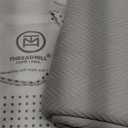 Threadmill Luxury Cotton Blankets for Twin Size Bed | All-Season 100% Cotton Twin Blanket for Bed | Herringbone Soft & Cozy Fall Thermal Blanket, 350GSM, 68x90 inches | Light Grey