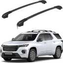 330lbs Lockable Roof Rack Cross Bars Compatible with Chevrolet Chevy Traverse 2022 2023 2024 2025 2026, Aluminum Roof Rails Crossbar for Rooftop Cargo Luggage Kayak Canoe Snowboard Rack