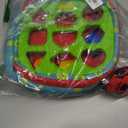 Melissa & Doug K's Kids Take-Along Shape Sorter Baby Toy with 2-Sided Activity Bag and 9 Textured Shape Blocks Sensory Toys, Travel Shape Sorter Toys for Toddlers and Infants