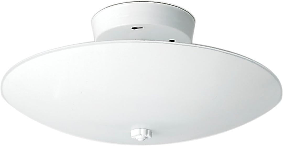 Nuvo SF77/823 Round Close to Ceiling Fixture, White -12 Inches