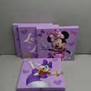 Disney Minnie Mouse LED Canvas Wall Art  4-Pack Set for Kids  Light-Up 11x11 Panels  Minnie Room Dcor for Girls  Battery Operated Wall Hanging for Bedroom or Playroom