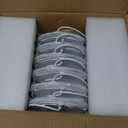 Ensenior 12 Pack 6 Inch LED Recessed Ceiling Light, Dimmable, 6000K Clear White, 1050LM 12W 120V, High Brightness Canless Wafer Downlight - ETL&FCC&IC