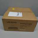 Lamomo Semi Flush Mount Ceiling Light, Upgraded Larger Hallway Light Fixture, 3-Bulb Globe Glass Close to Ceiling Scone, Amber Indoor Hanging Light for Bedroom Kitchen Porch Hallway,Bulbs Not Included (12.2'')