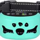 Dog Bark Collar, Anti Bark Collars for Large Medium Small Dogs with 7 Level Sensitivity Adjustable and 4 Stop Barking Modes, Rechargeable Bark Collar No Shock for Dogs with Beep Vibration Shock (Tiffany)