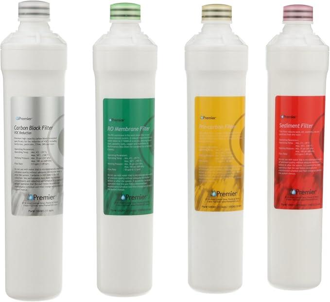 Watts Premier RO Pure Plus VOC Filter Kit 4-Pack With Necessary Filters