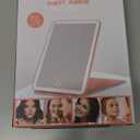 DIPSTICK Vanity Mirror Foldable LED Makeup Mirror Portable Ultra-Thin Folding Mirror with Light Portable Handheld Makeup Mirror (Pink) Mirror Makeup