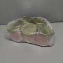Sprayed Glass Candle W/Metal Lid Pink 5 Pack
