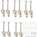 Bungee Kit for Coolaroo Outdoor Roller Sun Shade Replacement Parts,Shade Tie Downs(5set,Begie) (Beige)