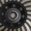 SHDIATOOL 4 Inch Turbo Row Diamond Grinding Cup Wheel for Concrete Granite Marble Masonry Brick Fits 7/8 Inch or 5/8 Inch Arbor