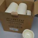 9PACK Outdoor Waterproof Plastic flameless Candles with Remote Control LED Flickering Battery Operated Pillar Candles Cycling 24 Hours Timer (D3 xH5.5) for Camping, Weddings, Party, Home Decoration, (H16# 9pack Pastic)