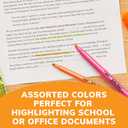 BIC Brite Liner Highlighters with Chisel Tip for Broad and Fine Lines, 24-Count Pack in Assorted Colors