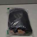 Huukeay 3 Pack Women's Mock Turtleneck Short Sleeve Tops Ribbed Cotton Lettuce Trim T Shirts Slim Fit Casual Base Tee (Large, Black, Army Green, Mocha Brown)