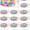 Brightown 14 Pack Multicolor LED Fairy Lights Battery Operated String Lights, 7ft 20LED Waterproof Silver Wire String Lights, Firefly Starry Moon Lights for Mason Jars DIY Christmas Wedding Party