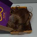 Brown Synthetic Lace Front Wig,136 Glueless Shoulder Length Curly Bob Wigs for Women Daily Use 16IN#P4/27/30