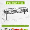 Blulu 3 Compartment Metal Drink Dispenser Stand, Black 2 Gallons Stand Only