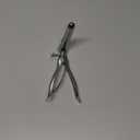 Natiqind Sims Rectal Speculum 6"" with Set Screw Blades 89mm Long x 16mm Wide at Chrome Plated Open, Nat-Si-002