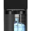 Brio Self Cleaning Bottom Loading Water Cooler Water Dispenser Black Stainless Steel - 3 Temperature Settings - Hot, Room & Cold Water