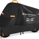 Bike Cover for 1 Bike Outdoor Waterproof, 300D Oxford Heavy Duty Bicycle Cover Rain Dust UV Wind Proof Bike Tarp with Reflective Strips Storage Bag for Mountain Road Electric Bike