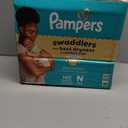 Pampers Swaddlers Diapers, Size 0 (up to 10 lbs), 140 Count, Absorbent, Keeps Baby Dry and Comfortable, Skin Safe Disposable Baby Diaper 